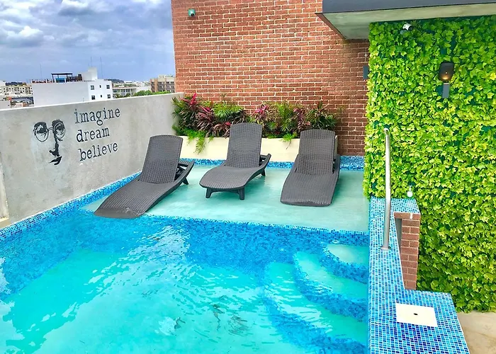 Apartment Vintage And Modern Con Alberca En Rooftop Believe