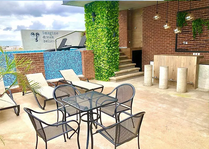 Vintage And Modern Con Alberca En Rooftop Believe Playa del Carmen